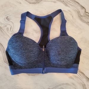 Victoria's Secret Knockout High Impact Front-Close Sports Bra | 34C | Periwinkle